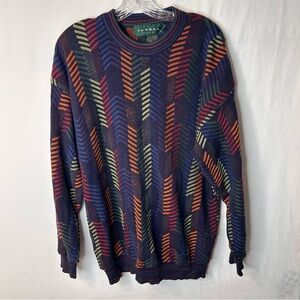 Tundra Canada Vintage 90s Men’s Multicolored Funky Crosby Sweater Size L